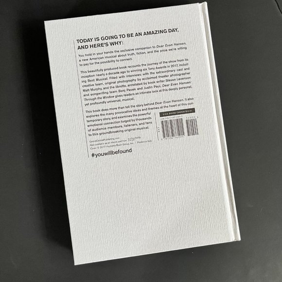 Dear Evan Hansen Through the Window Broadway Musical Hardcover Coffee Table Book - Picture 5 of 5